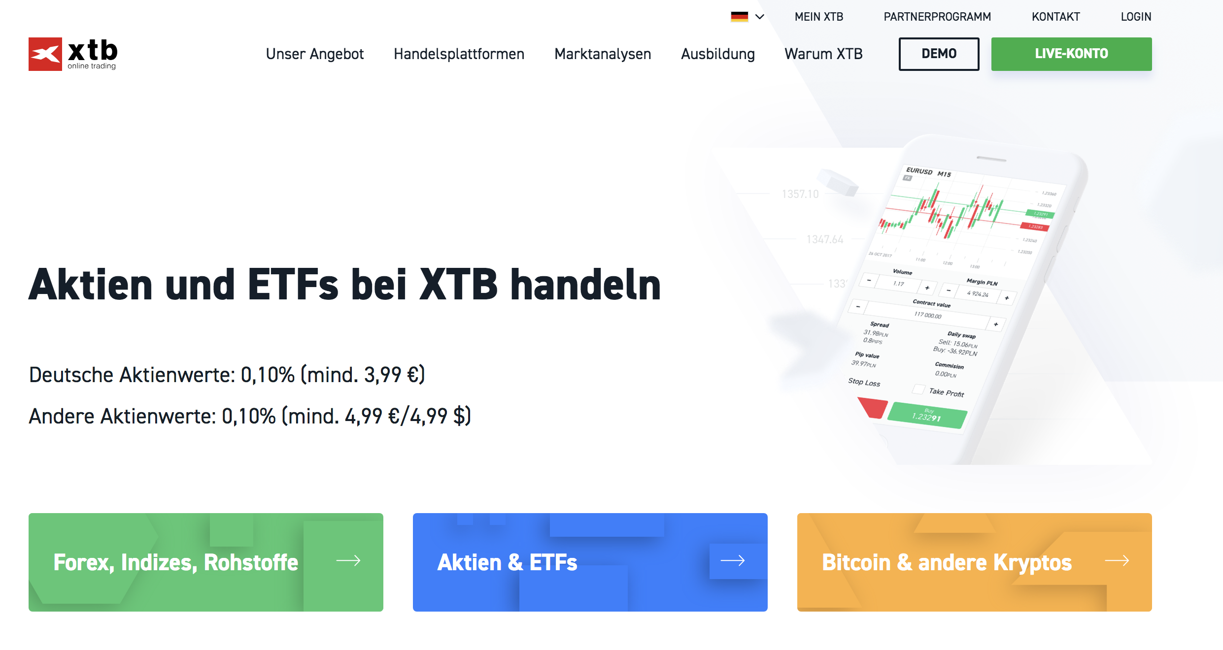 Xtb Trading Erfahrungen Xtb Broker Test Forexbroker De - 